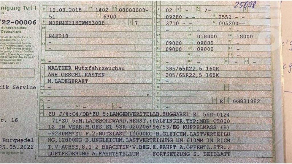 Walther N4K218 (2018) - Remolque caja cerrada: foto 5 Walther N4K218 (2018) - Remolque caja cerrada: foto 5