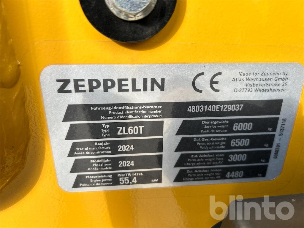 Zeppelin ZL 60 (Demogerät, Bj. 2024) - Cargadora de ruedas telescópica: foto 5 Zeppelin ZL 60 (Demogerät, Bj. 2024) - Cargadora de ruedas telescópica: foto 5