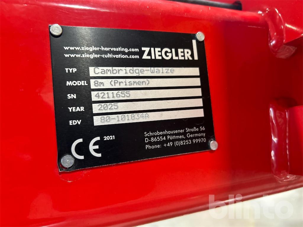 Ziegler 8 m (Prismen) (2025) - Rodillo agrícola: foto 5 Ziegler 8 m (Prismen) (2025) - Rodillo agrícola: foto 5