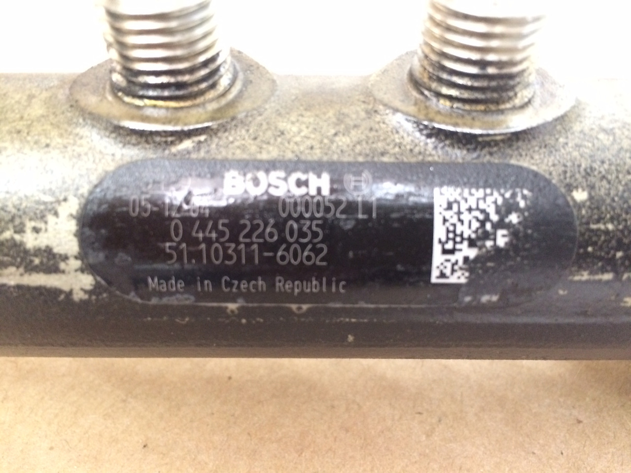 Procesamiento de combustible TUBO PRESSIONE COMMON RAIL MAN 51103116062: foto 6