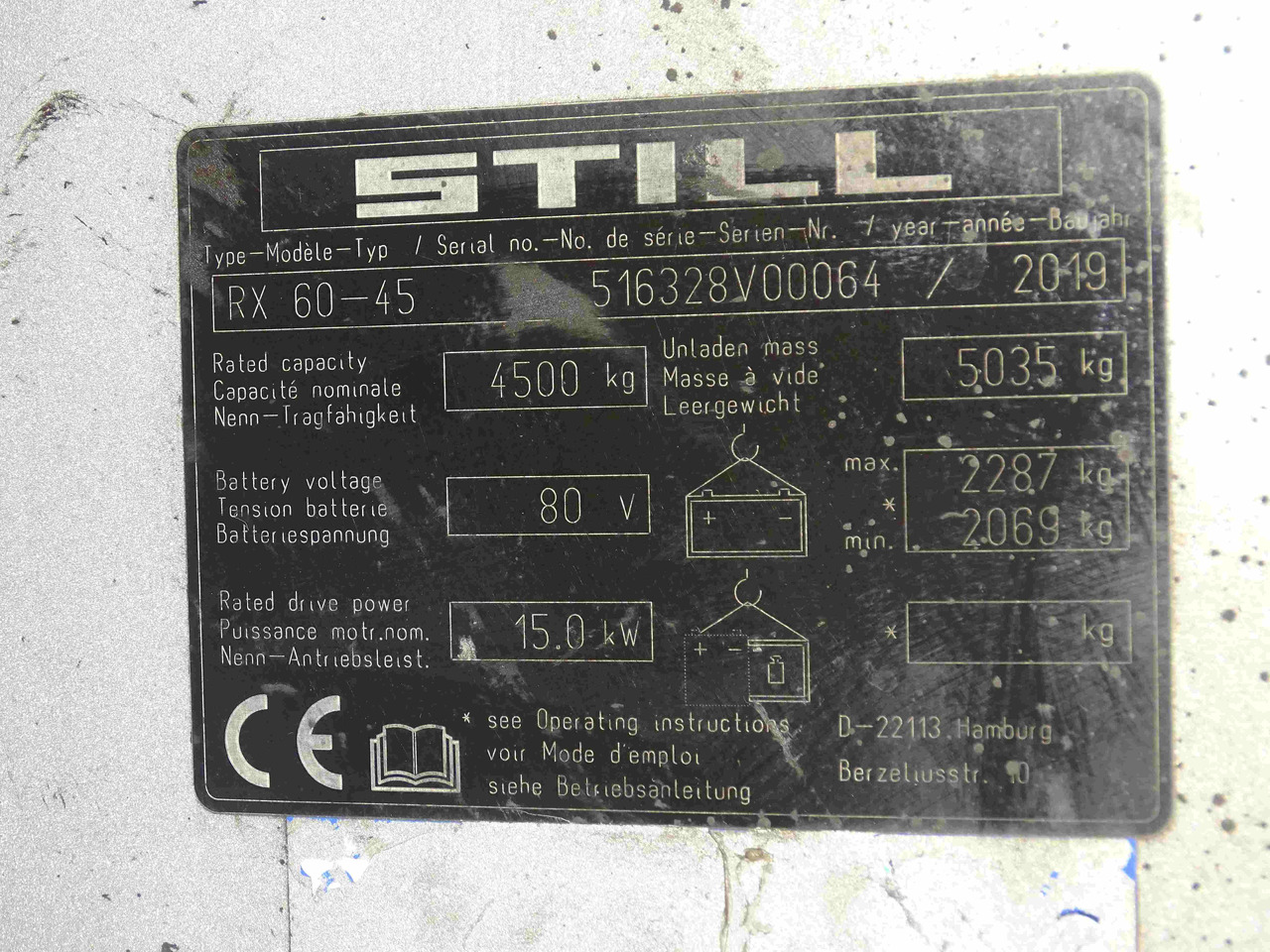 Still RX60-45 - Carretilla elevadora eléctrica: foto 5 Still RX60-45 - Carretilla elevadora eléctrica: foto 5