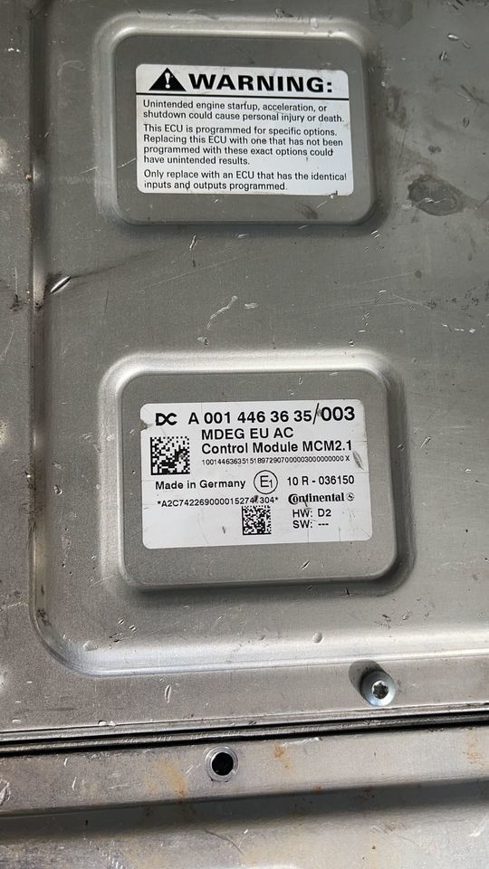 Mercedes Atego Euro 6 MCM2 A0014463635 OM934 - Unidad de control para Camión: foto 1 Mercedes Atego Euro 6 MCM2 A0014463635 OM934 - Unidad de control para Camión: foto 1