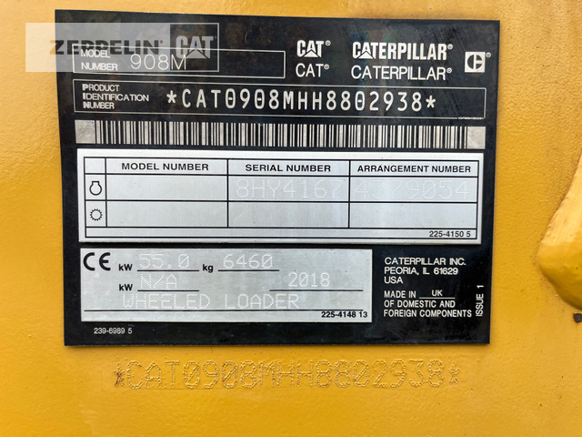 Cat 908M - Cargadora de ruedas: foto 2 Cat 908M - Cargadora de ruedas: foto 2