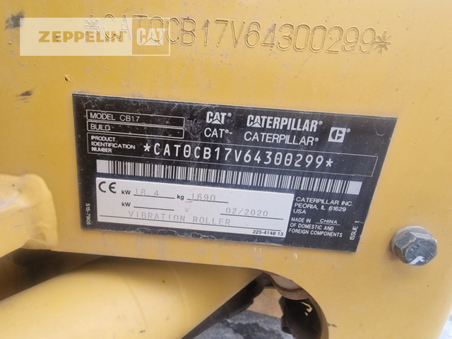 Cat CB1.7 - Apisonadora de asfalto: foto 2 Cat CB1.7 - Apisonadora de asfalto: foto 2