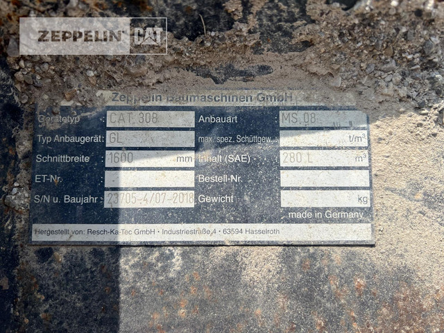 HENLE GL1600mm MS08 - Cazo para excavadora: foto 3 HENLE GL1600mm MS08 - Cazo para excavadora: foto 3