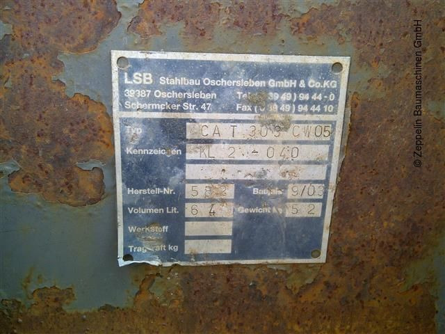Kaiser Maschinenbau, Vrees TL10000 - Cazo para excavadora para Maquinaria de construcción: foto 3 Kaiser Maschinenbau, Vrees TL10000 - Cazo para excavadora para Maquinaria de construcción: foto 3