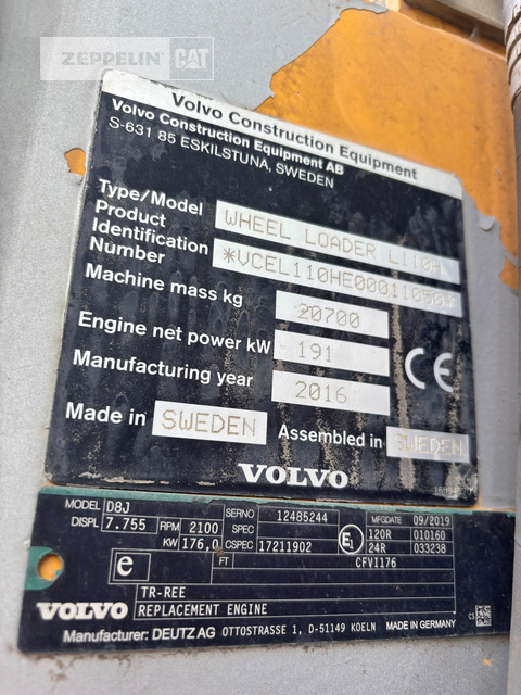 Volvo L110H - Cargadora de ruedas: foto 5 Volvo L110H - Cargadora de ruedas: foto 5