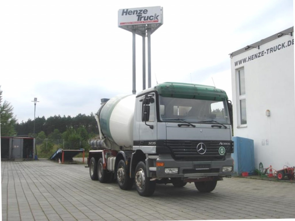 MERCEDES-BENZ Actros 3235 B 8x4 Betonmischer Stetter 9m³ -Deutsch - Camión: foto 1 MERCEDES-BENZ Actros 3235 B 8x4 Betonmischer Stetter 9m³ -Deutsch - Camión: foto 1