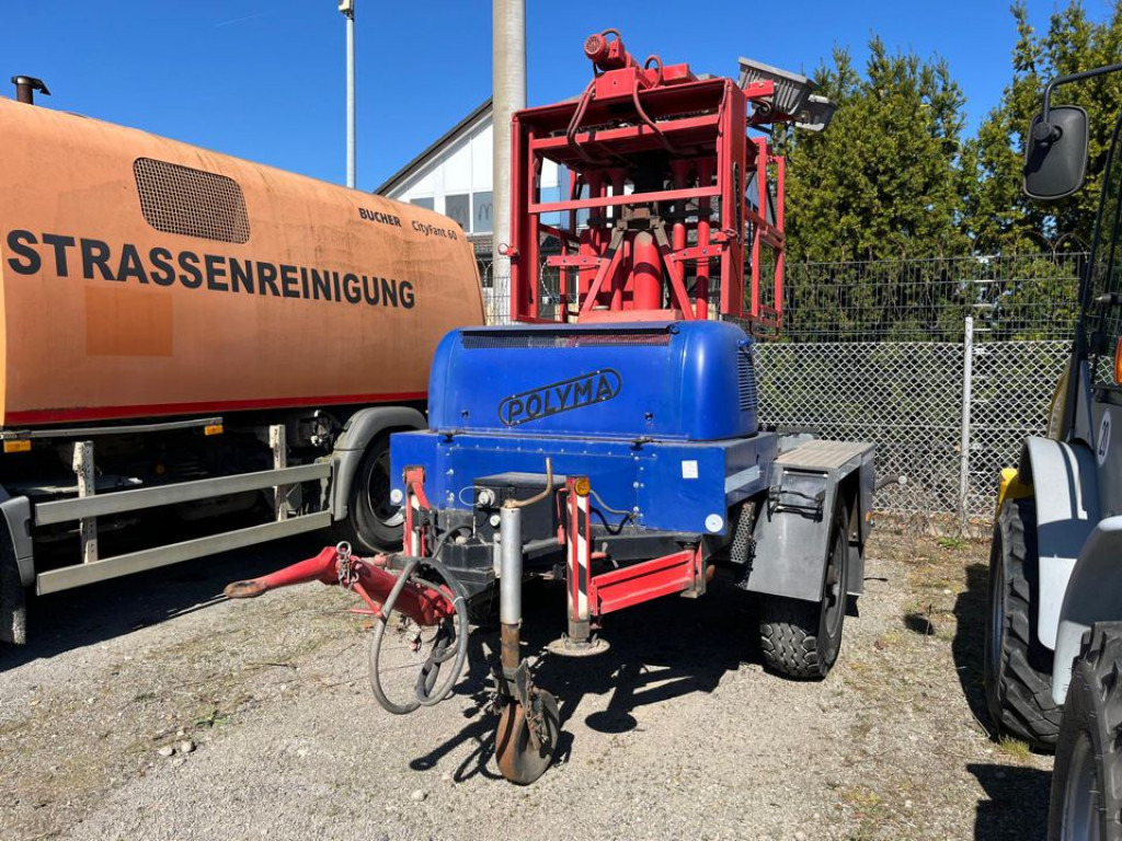 Polyma Geräteanhänger PL 16-9 Spezialanhänger Lichtmast - Remolque plataforma/ Caja abierta: foto 1 Polyma Geräteanhänger PL 16-9 Spezialanhänger Lichtmast - Remolque plataforma/ Caja abierta: foto 1