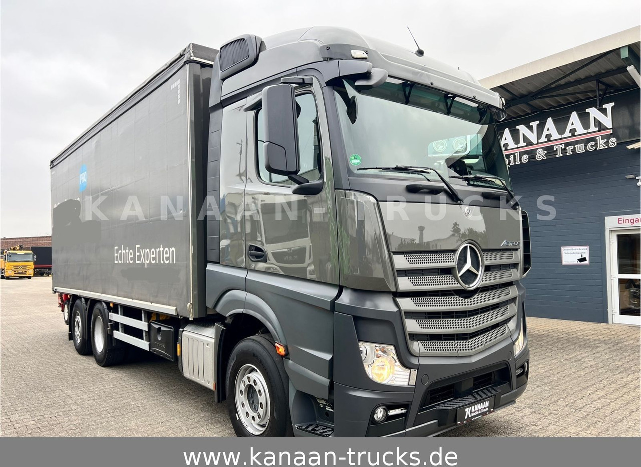 Mercedes-Benz 2548 Actros 6x2 Pritsche Moffet Mitnahme stapler - Camión lona: foto 2 Mercedes-Benz 2548 Actros 6x2 Pritsche Moffet Mitnahme stapler - Camión lona: foto 2
